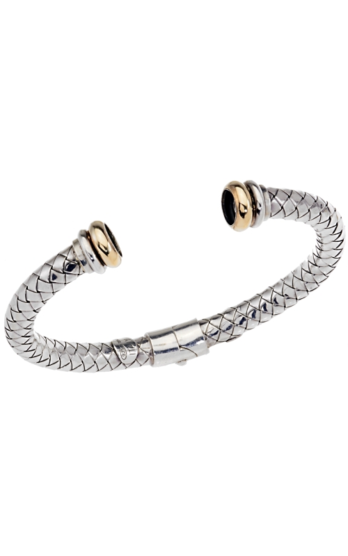 STERLING SILVER TRAVERSA CUFF BRACELET MOUNTING FOR CHANGEABLE TIPS