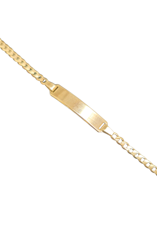 14KY BABY ID BRACELET 'SMALL', 1.42grams, 5 1/4, W/ SIZING RING