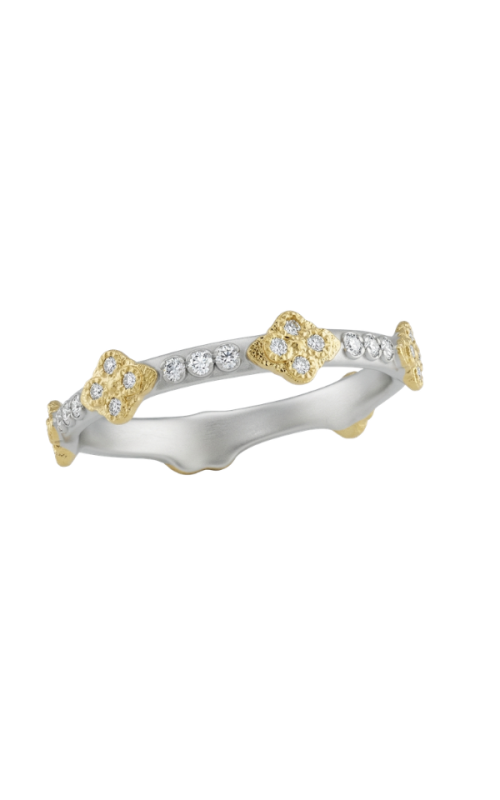 SS/18KYG DIAMOND ETERNITY RING THERE ARE SIX DIAMOND SHAPE IN YELLOW GOLD WITH FOUR ROUND DIAMOND CL