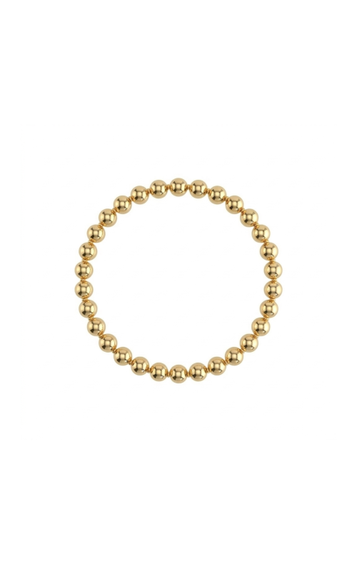 14KY 4MM GOLD-FILLED BEAD BRACELET (SMALL)