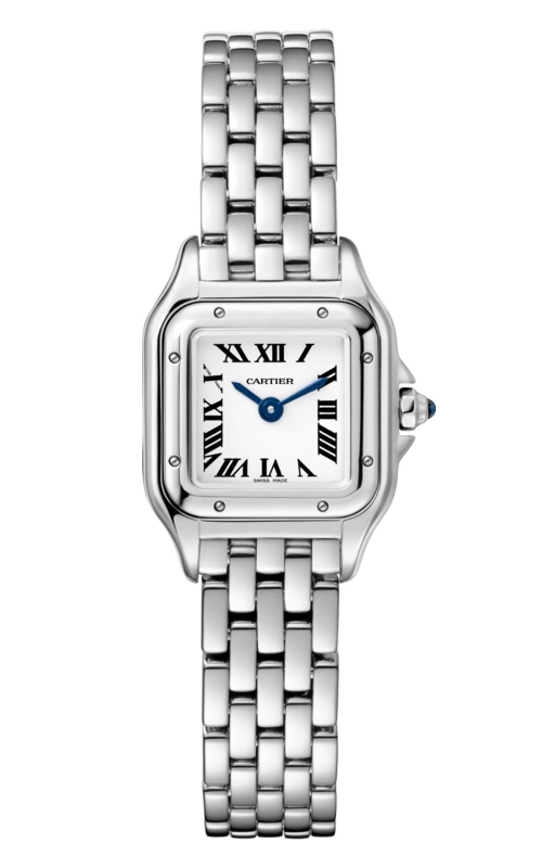 SS SMALL PANTHERE DE CARTIER ON PANTHER LINK BRACELET, SMALL MODEL, 30MM
