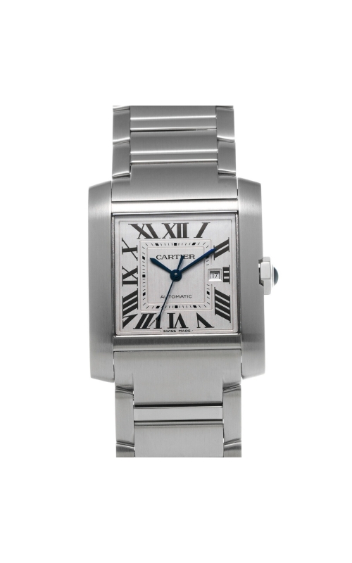 SS CARTIER TANK FRANCAISE LARGE WHITE ROMAN DIAL WGC-33664