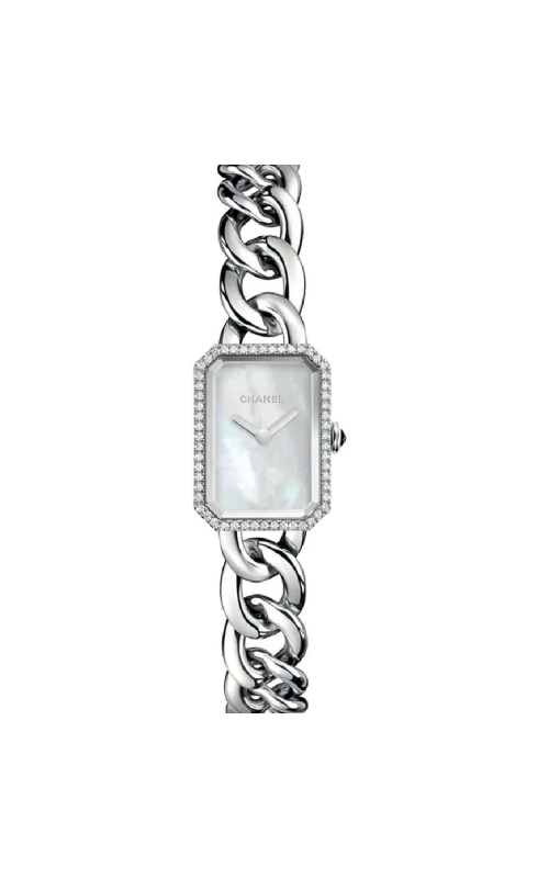 PREOWNED  SS CHANEL PREMIERE MOP DIAL DIA BEZEL