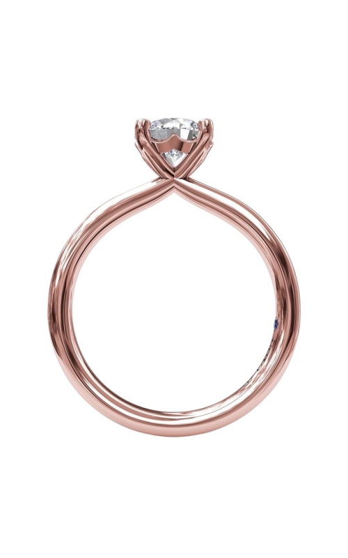 14KR SOLITAIRE ENGAGEMENT RING WITH A 1.5CT ROUND CZ CENTER IN A 4 PRONG HEAD WITH POINTED SAFETY B