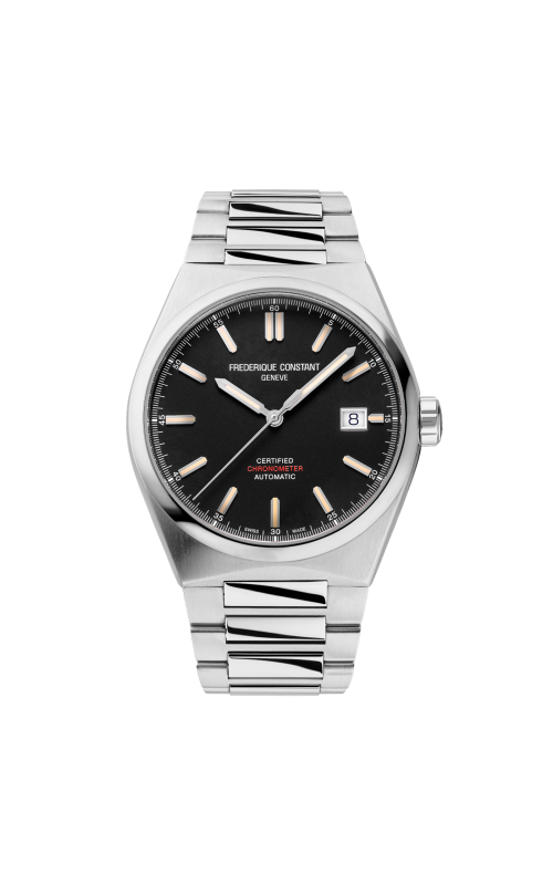 39MM SS HIGHLIFE AUTOMATIC COSC, BLACK INDEX DIAL, DATE APERTURE, SMOOTH BEZEL W/ DEPLOYANT SS STRAP