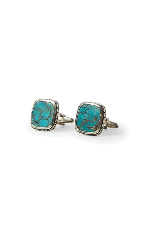 Silver Turquoise Cuff Links