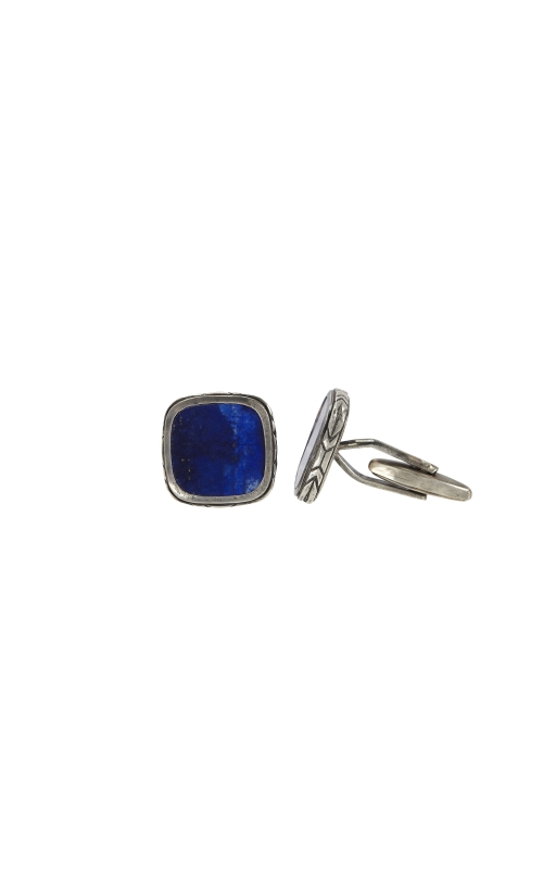 Silver Lapis Cuff Links