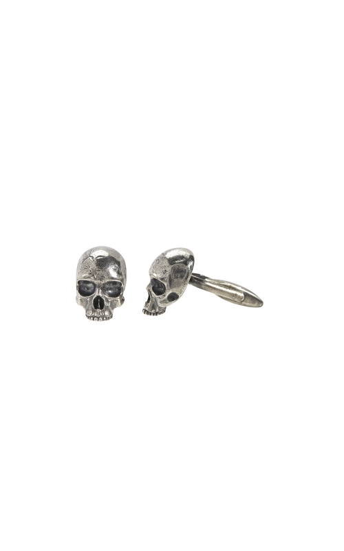 Silver Skull Cuff Links