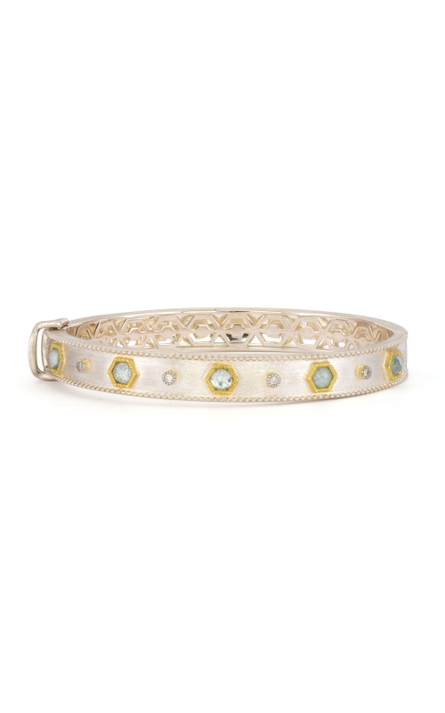 STER/YG HEX LABRADORITE BANGLE