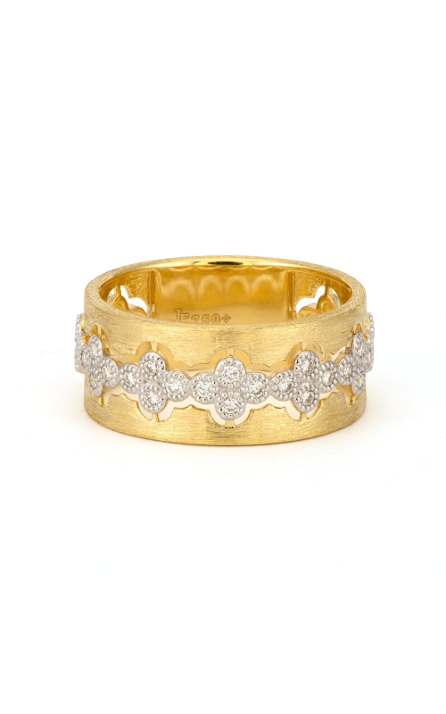 18KY PROVENCE QUAD MOTIFS DIA RING