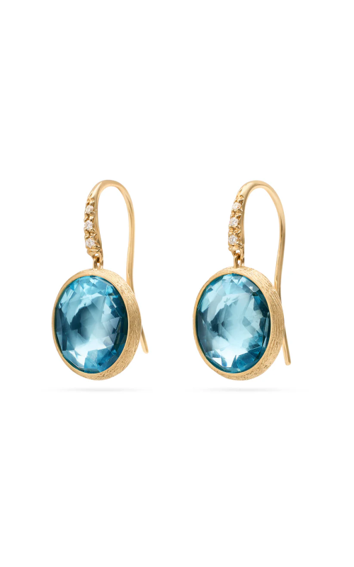 Marco Bicego Jaipur Color Drop Earrings with Diamonds and Topaz
