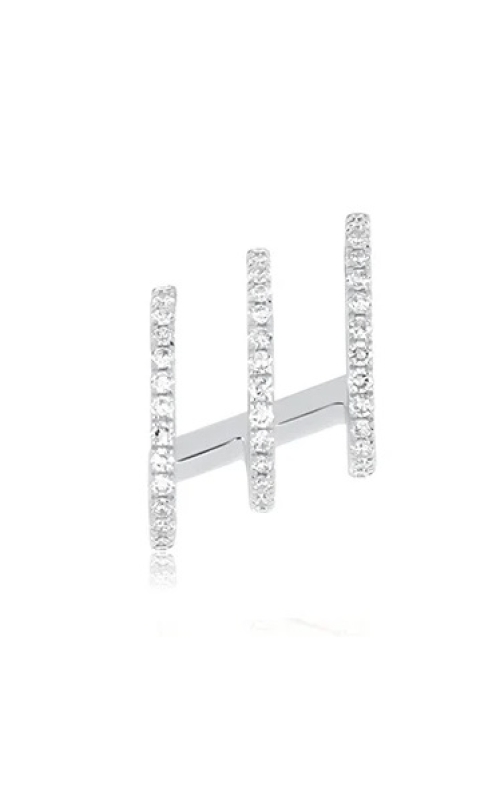 14KW TRIPLE HUGGIE ILLUSION STUD - RIGHT AED-34200
