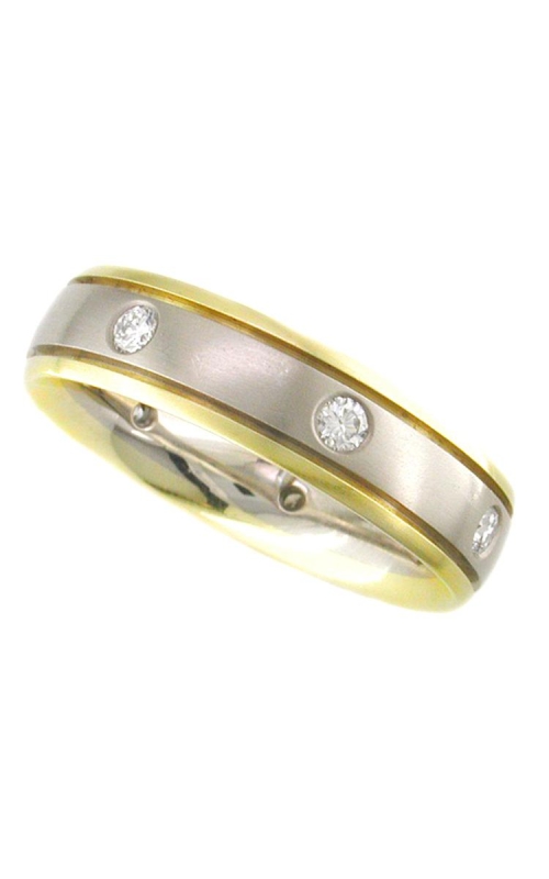 COMFORT BAND WITH DIAMONDS AWG-275