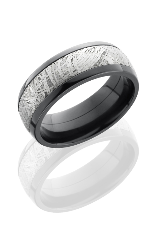 ZIRCONIUM DOMED WEDDING BAND RWG-25375