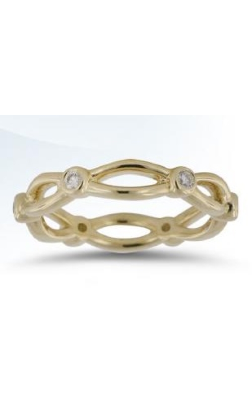 YG WEDDING BAND WITH  DIAMONDS ALD-24191