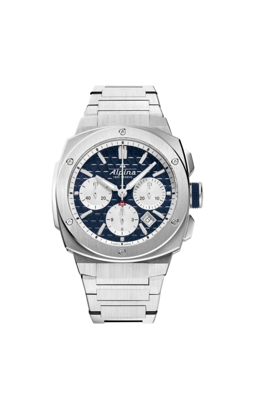 ALPINA 41MM ALPINER EXTREME CHRONO AUTO BLACK WAFFLE DIAL