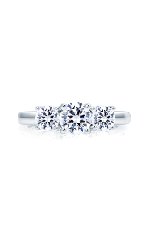 ENGAGEMENT RING ROUND CENTER WITH DIAMOND ASW-20633
