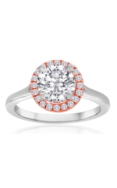 DIAMOND HALO ENGAGMENT RING ASW-25248