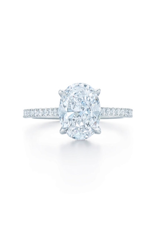 Morgan's Micro Pave Oval Engagement Ring ASW-29626