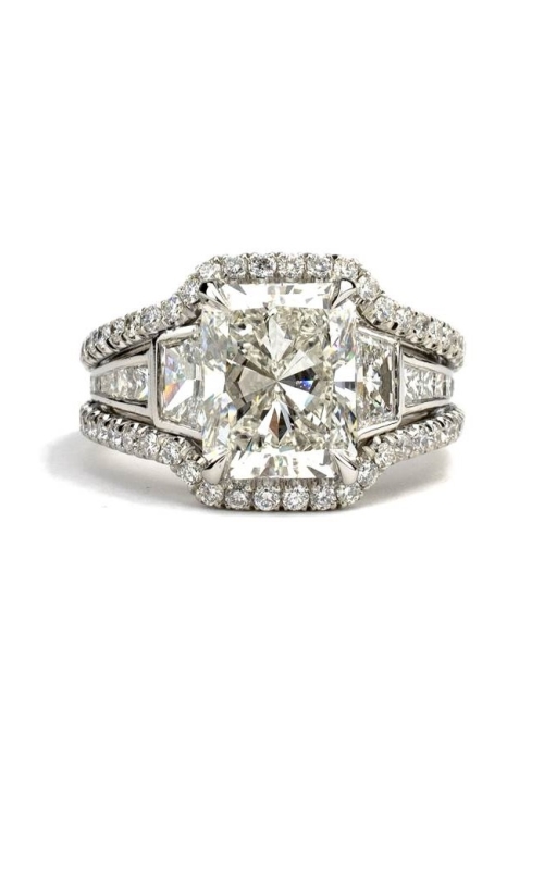 Radiant Cut Engagement Ring ASW-25516
