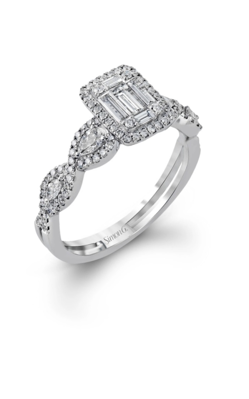 Invisible Set Engagement Ring ASW-24688