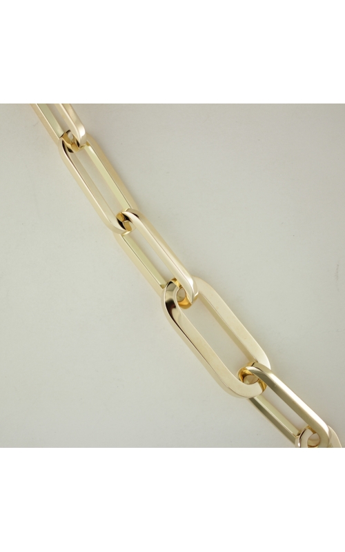 18KY ORO CLASSIC OVAL LINK BRACELET GBL-33620