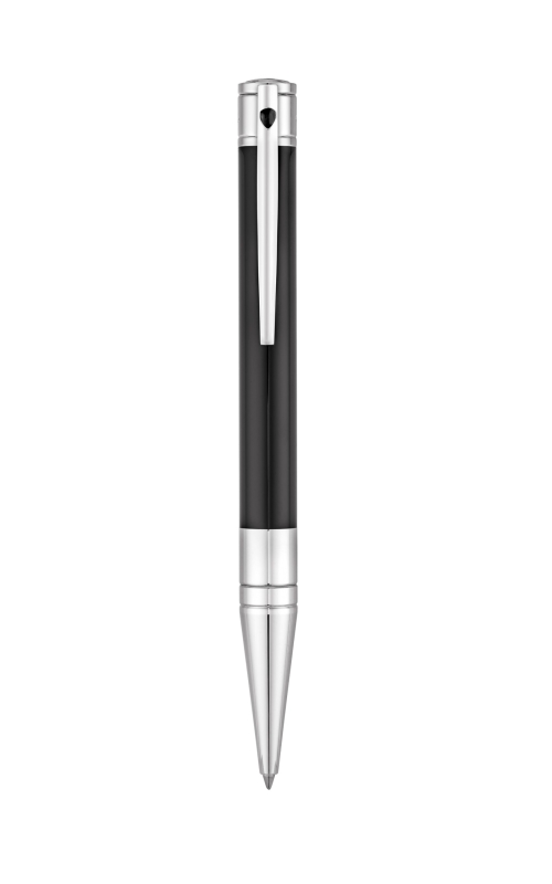D-Initial Black/Chrome Ballpoint Pen